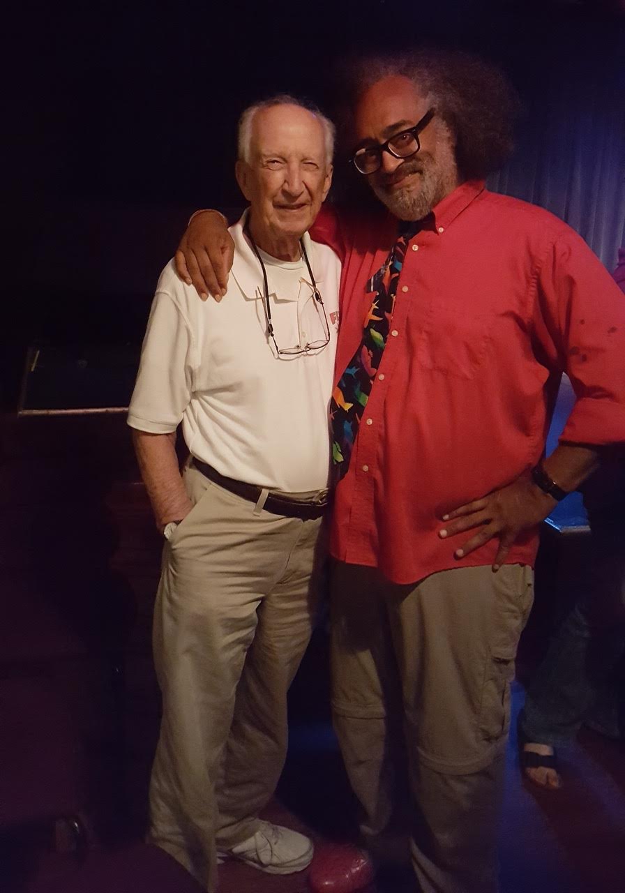 Jack Moses with Vance Gilbert when Vance came to Ann Arbor, MI in June 2016